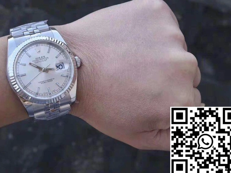 36MM AR V2 Dial Factory Silver 116234 Datejust Rolex 0109